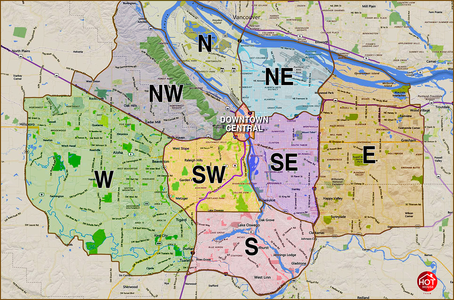 Zip Code Map Of Portland Zip Codes Of Portland